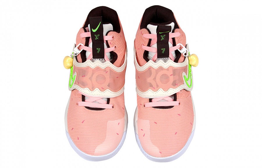 Nike KD Trey 5 X EP Durable Breathable Low-Top Basketball Shoes Men's White Pink Green купить в интернет-магазине Yoocart с быстрой доставкой по России.