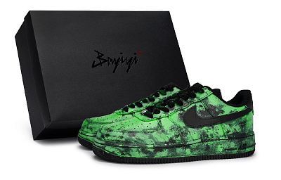 Nike Air Force 1 Skateboard Shoes Unisex Low top Green