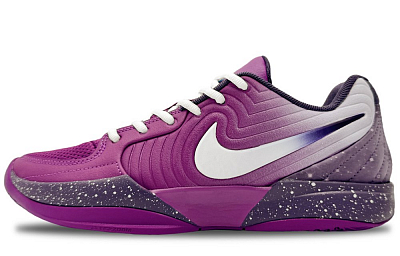Nike Ja 2 Wear-Resistant Low-Top Basketball Shoes Men's White Purple
