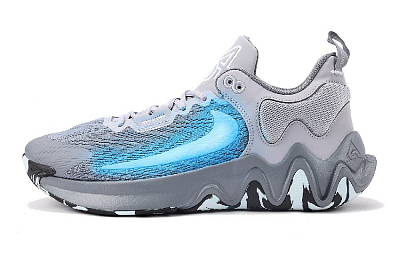 Nike Giannis Immortality 2 Slip-Resistant Coverage Low-Top Basketball Shoes Men's Gray Blue