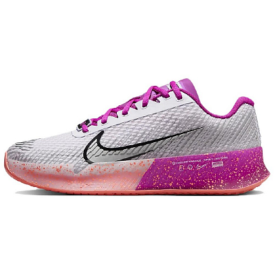 Nike Court Vapor 11 Hc Premium Barely Grape Vivid Grape Light Wild Mango Metallic Silver Women's