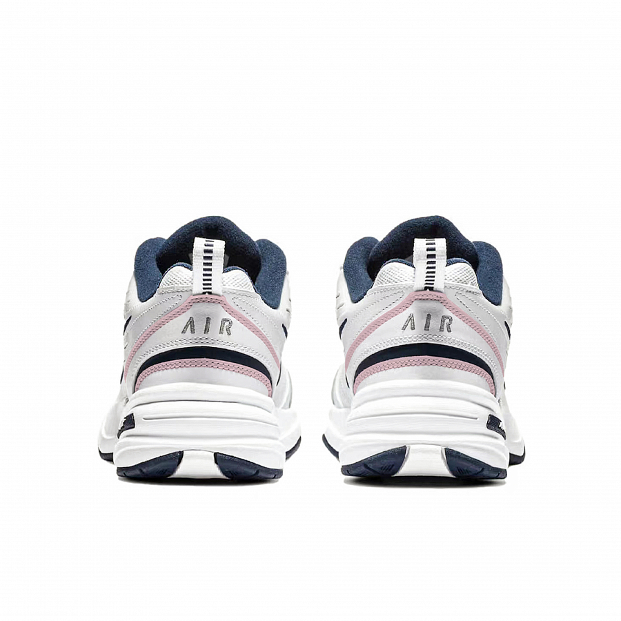 Nike Air Monarch 4 Anti-Slip Wear-Resistant Low-Top Chunky Sneakers Unisex White Pink купить в интернет-магазине Yoocart с быстрой доставкой по России.