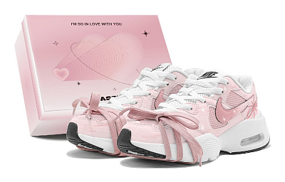 Nike Air Max Fusion Anti Slip Wear Resistant Low Top Running Shoes Women's Pink