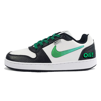Nike EBERNON Slip-Resistant Low-Top Skateboard Shoes Men's Black