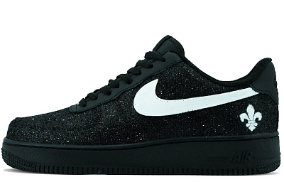 Nike Air Force 1 Anti-Slip Wear-Resistant Low-Top Skateboard Shoes Unisex Black