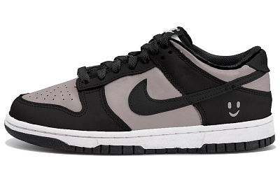 Nike Dunk Abrasion Resistant Low Top Skateboard Shoes Unisex Black Brown