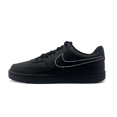 Nike Court Vision Low Quick Dry Low-Top Skateboard Shoes Unisex Black White