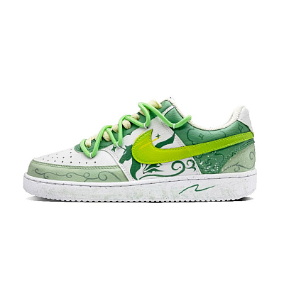 Nike Court Vision 1 Dreams As Horses Coverage Low-Top Skateboard Shoes Men's Green