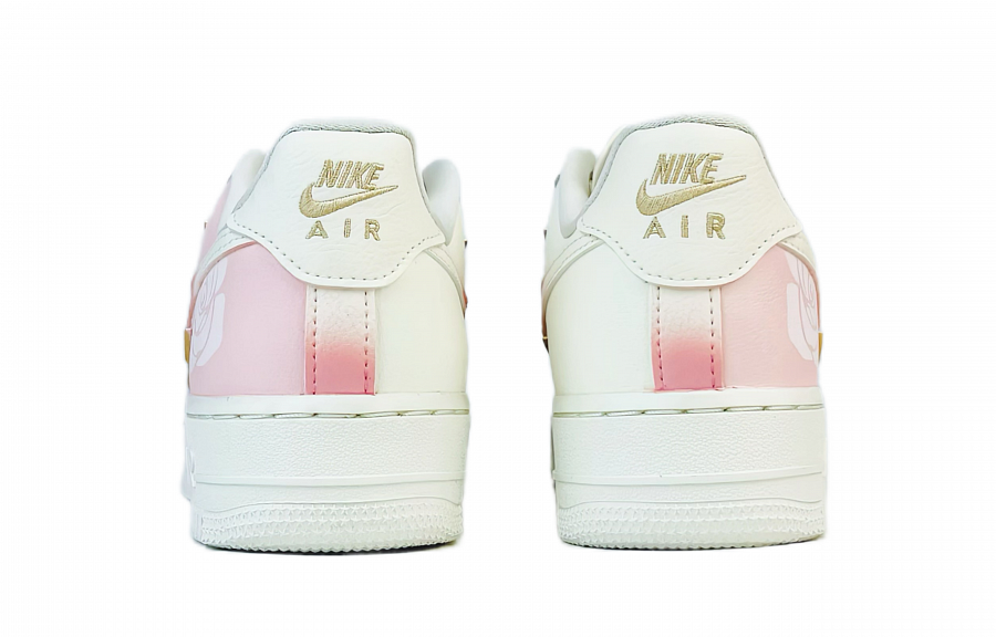 Nike Air Force 1 Anti-Slip Wear-Resistant Low-Top Skateboard Shoes Women's Pink White Gold купить в интернет-магазине Yoocart с быстрой доставкой по России.