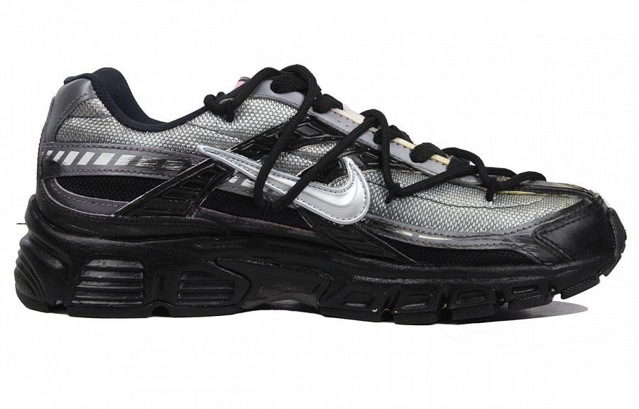 Nike Initiator Wear-Resistant Low-Top Running Shoes Men's Black Gray Silver купить в интернет-магазине Yoocart с быстрой доставкой по России.