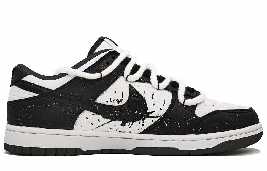Nike Dunk Anti-Slip And Wear-Resistant Lightweight Low-Top Skateboard Shoes Unisex Black Gold купить в интернет-магазине Yoocart с быстрой доставкой по России.