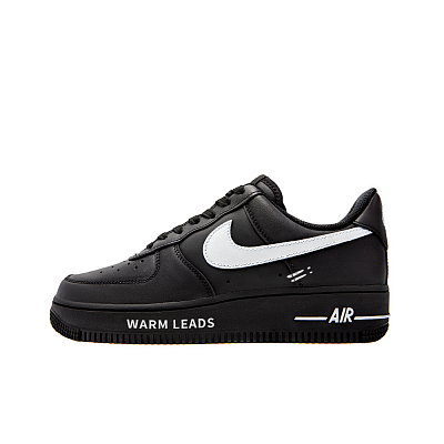 Nike Air Force 1 Slip-Resistant Cushioning Wear-Resistant Low-Top Skateboard Shoes Women's Black White