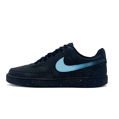 Nike Court Vision Low Anti-Slip Wear-Resistant Low-Top Skateboard Shoes Unisex Sky Blue