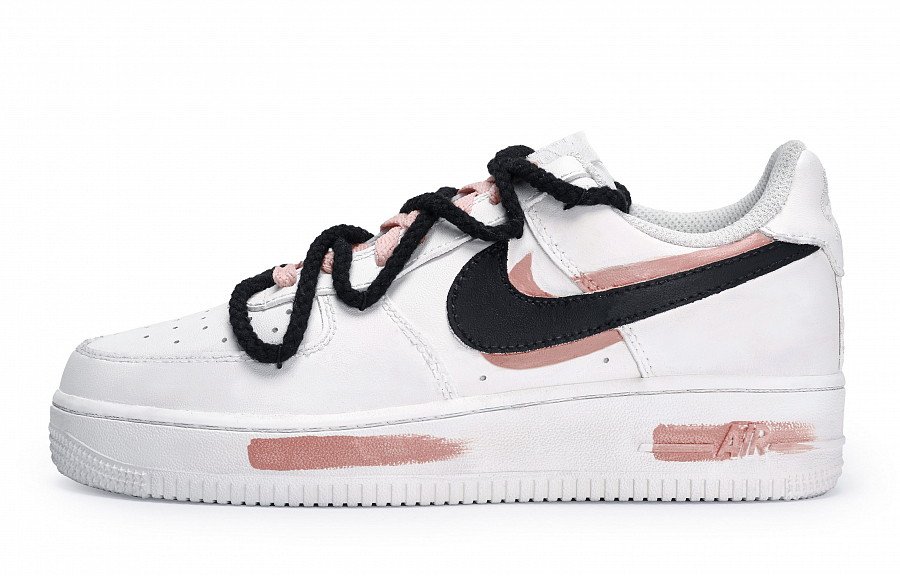 Nike Air Force 1 Skateboard Shoes Women's Low top Black/Flesh Pink купить в интернет-магазине Yoocart с быстрой доставкой по России.