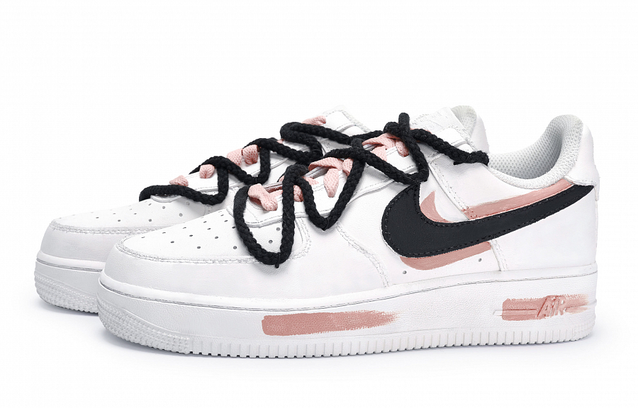 Nike Air Force 1 Skateboard Shoes Women's Low top Black/Flesh Pink купить в интернет-магазине Yoocart с быстрой доставкой по России.