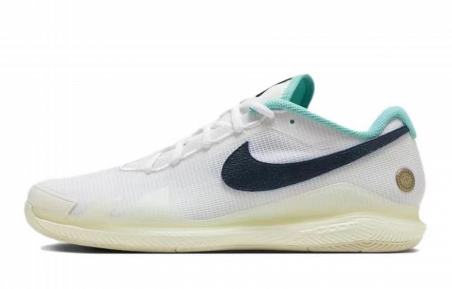 Nike Air Zoom Vapor Pro Anti-Slip Wear-Resistant Low-Top Tennis Shoes Unisex White Pink Green купить в интернет-магазине Yoocart с быстрой доставкой по России.