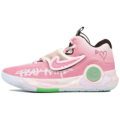 Nike KD Trey 5 X Wear-Resistant Low-Top Basketball Shoes Men's Pink