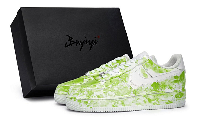 Nike Air Force 1 Skateboard Shoes Unisex Low top Verdant Green