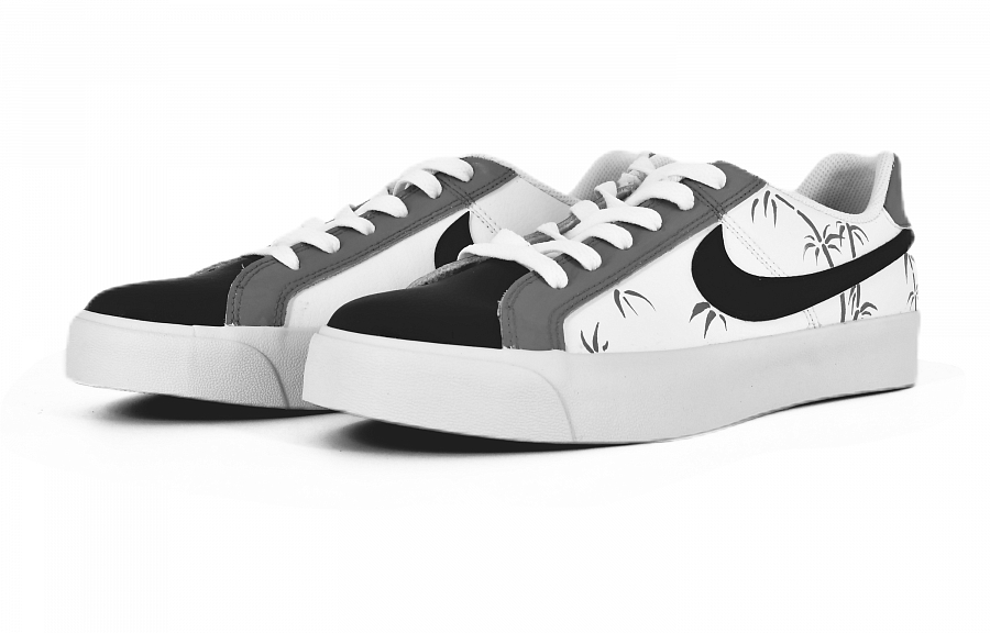 Nike Court Royale Slip-Resistant Low-Top Skateboard Shoes Unisex Black White Gray купить в интернет-магазине Yoocart с быстрой доставкой по России.