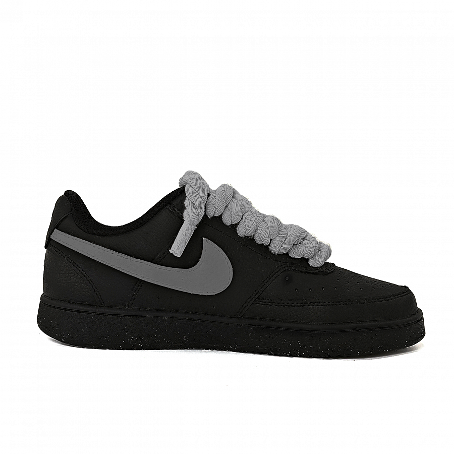 Nike Court Vision Slip-Resistant Low-Top Skateboard Shoes Men's Black Gray Color купить в интернет-магазине Yoocart с быстрой доставкой по России.