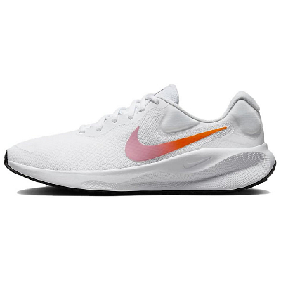 Nike Revolution 7 White Beyond Pink Black Hyper Crimson Women's