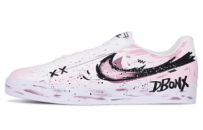 Nike Court Royale Collection Skateboard Shoes Unisex Low Top Pink/Black/White