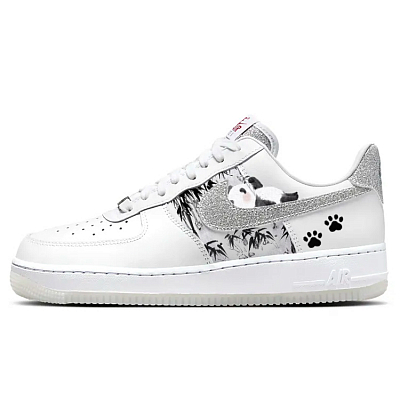 Nike Air Force 1 Slip-Resistant Low-Top Skateboard Shoes Unisex White