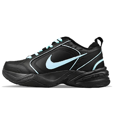 Nike Air Monarch 4 Slip-Resistant Low-Top Chunky Sneakers Unisex Black