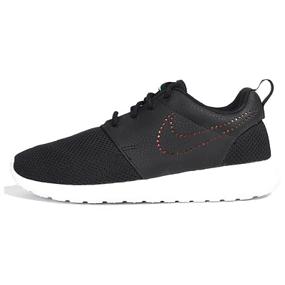 Nike Roshe One Anti-Slip Wear-Resistant Low-Top Running Shoes Women's Black