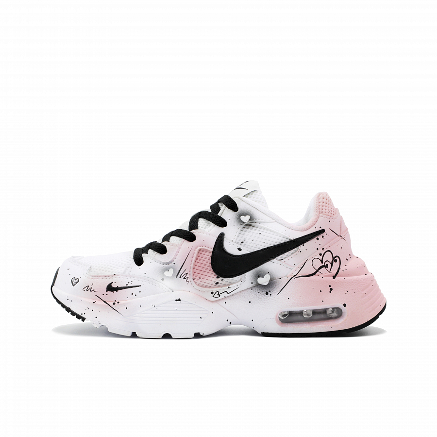 Nike Air Max Fusion Anti Slip Wear Resistant Low Top Running Shoes Women's Red Blue купить в интернет-магазине Yoocart с быстрой доставкой по России.