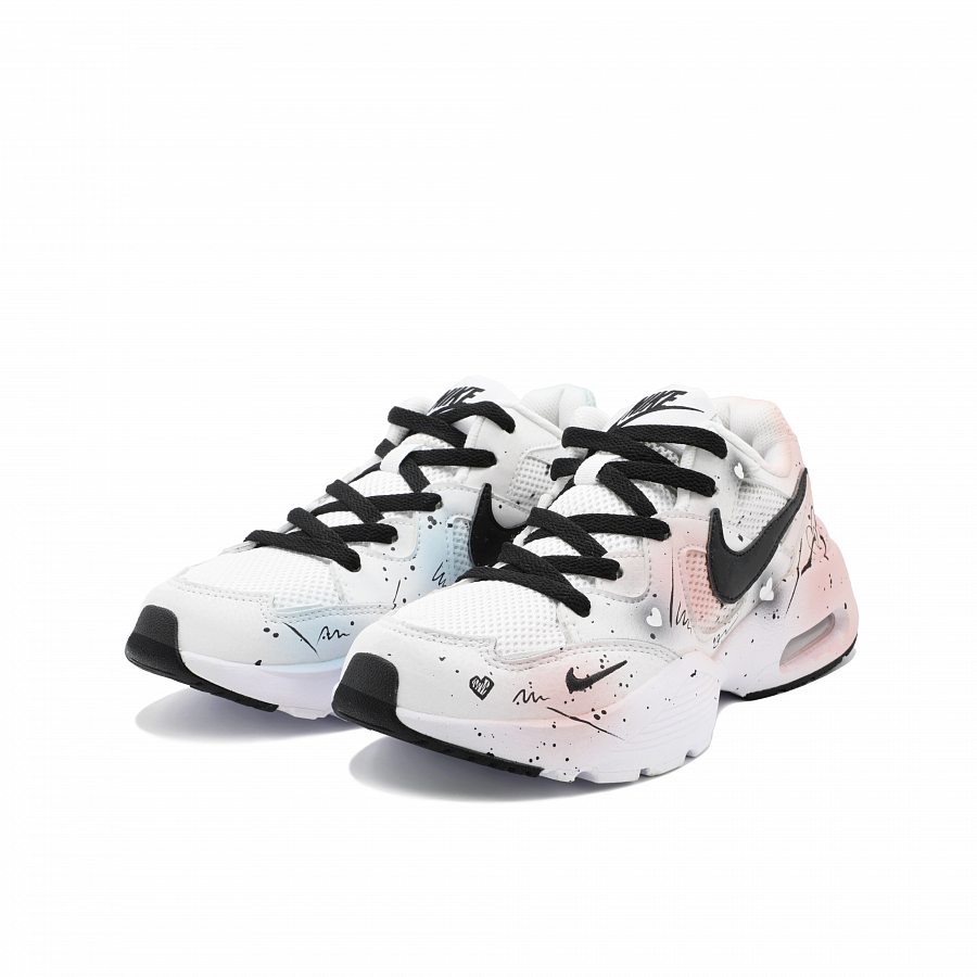 Nike Air Max Fusion Anti Slip Wear Resistant Low Top Running Shoes Women's Red Blue купить в интернет-магазине Yoocart с быстрой доставкой по России.