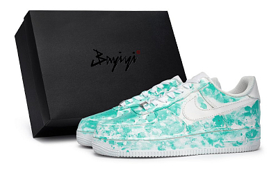 Nike Air Force 1 Skateboard Shoes Unisex Low top Tiffany