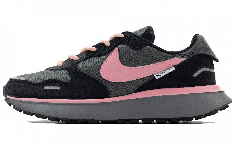 Nike Phoenix Waffle Anti-Slip And Wear-Resistant Breathable Low-Top Casual Shoes Women's Black Pink купить в интернет-магазине Yoocart с быстрой доставкой по России.