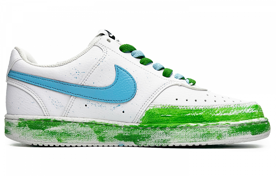 Nike Court Vision 1 Mint Cake Anti-Slip Wear-Resistant Low-Top Skateboard Shoes Women's Green Blue купить в интернет-магазине Yoocart с быстрой доставкой по России.