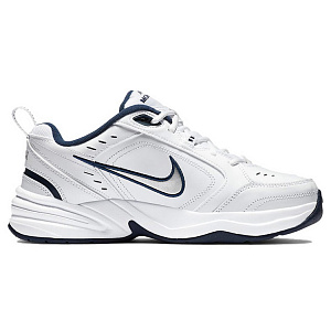 Nike Air Monarch 4 Cushioning Anti-Slip And Wear-Resistant Low-Top Chunky Sneakers Unisex Blue White 1 3599847