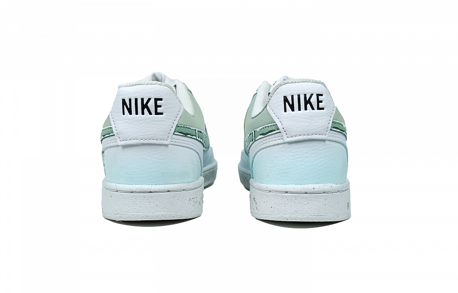 Nike Court Vision 1 Rain-Seeking Anti-Slip Wear-Resistant Low-Top Skateboard Shoes Women's Green White купить в интернет-магазине Yoocart с быстрой доставкой по России.