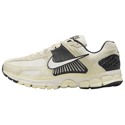 Nike Air Zoom Vomero 5 Breathable Low Top Running Shoes Men's Beige White Black