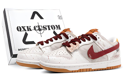 Nike Dunk Slip Resistant Shock Absorbers With Abrasion Resistant Properties Low top Skateboard Shoes Unisex Ecru