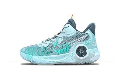 Nike KD Trey 5 IX Cushioning Wear-Resistant Impact-Resistant Super-Light Low-Top Basketball Shoes Unisex Blue Gray