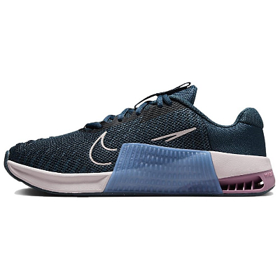 Nike Metcon 9 Anti Slip Wear Resistant Low Top Training Shoes Women's Blue