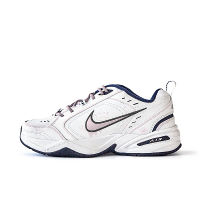 Nike Air Monarch 4 Wear-Resistant Low-Top Chunky Sneakers Unisex Pink