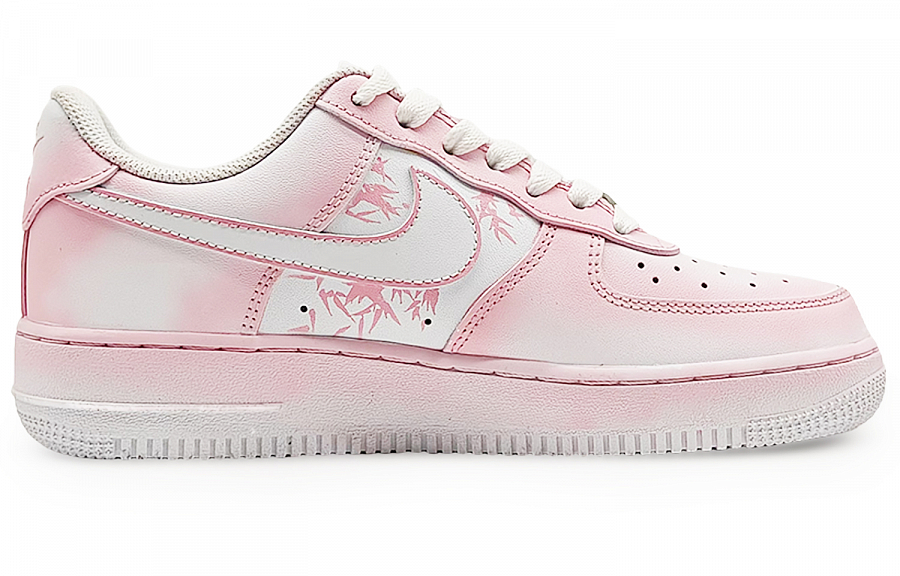 Nike Air Force 1 Anti-Slip Wear-Resistant Low-Top Skateboard Shoes Unisex Pink White купить в интернет-магазине Yoocart с быстрой доставкой по России.