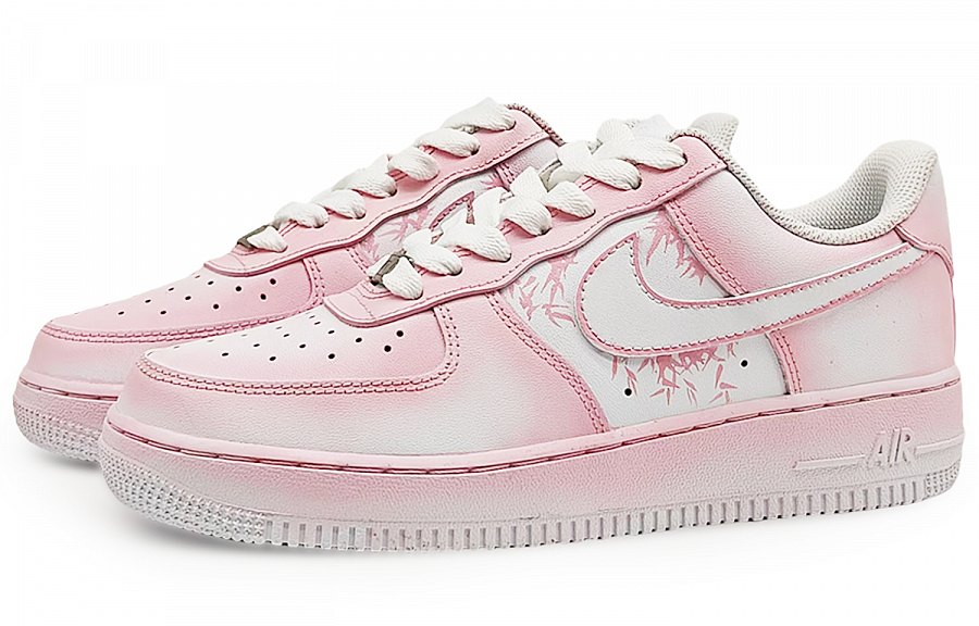 Nike Air Force 1 Anti-Slip Wear-Resistant Low-Top Skateboard Shoes Unisex Pink White купить в интернет-магазине Yoocart с быстрой доставкой по России.