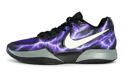Nike Ja 2 Slip-Resistant Anti-Rollover Super-Light Low-Top Basketball Shoes Men's Black Purple