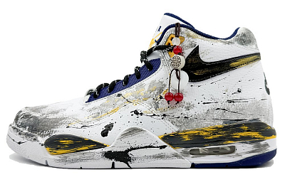 Nike Flight Legacy Mid-Top Vintage Basketball Shoes Men's White