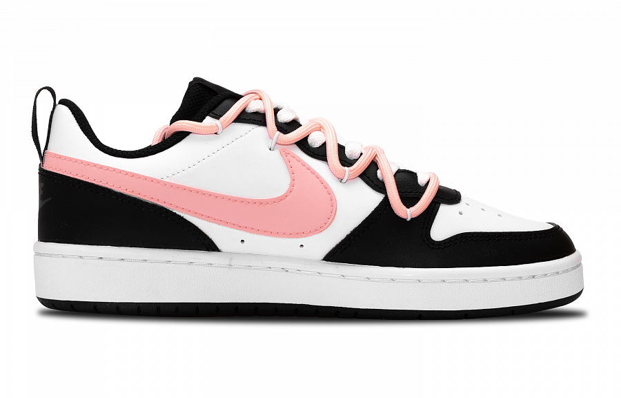 Nike Court Borough 2 Anti Slip Wear Resistant Low Top Skateboard Shoes Women's Black Pink купить в интернет-магазине Yoocart с быстрой доставкой по России.
