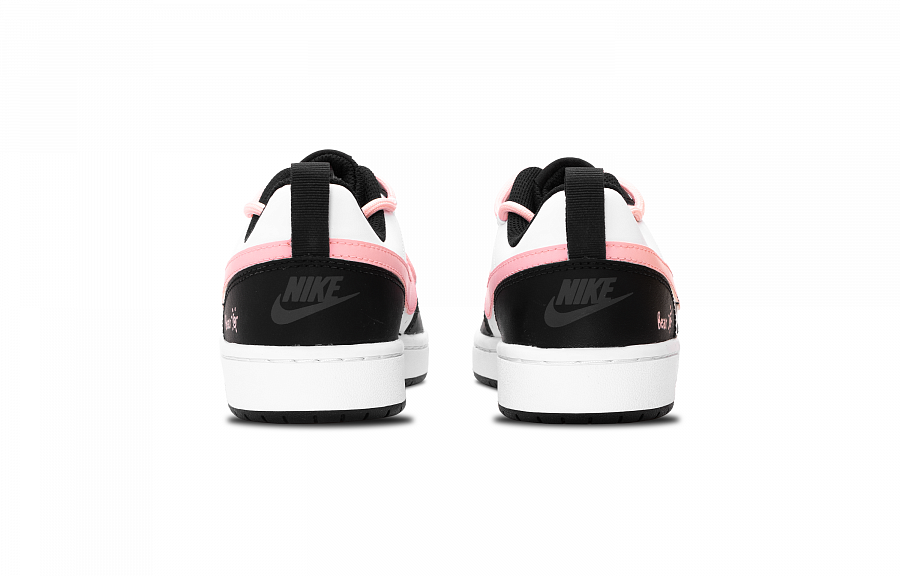 Nike Court Borough 2 Anti Slip Wear Resistant Low Top Skateboard Shoes Women's Black Pink купить в интернет-магазине Yoocart с быстрой доставкой по России.