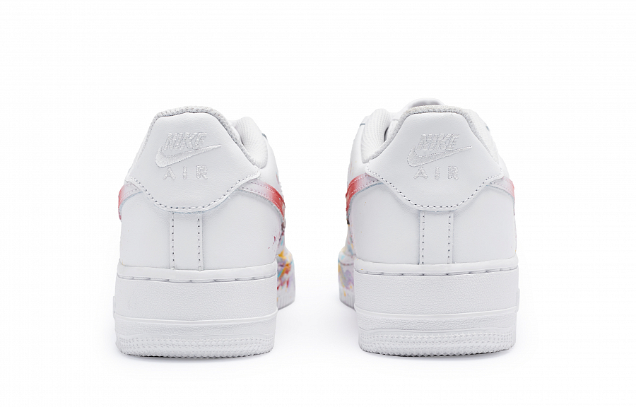 Nike Air Force 1 Low-Top Skateboard Shoes Women's White Blue Red купить в интернет-магазине Yoocart с быстрой доставкой по России.