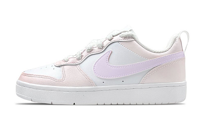 Nike Court Borough 2 Slip Resistant Abrasion Resistant Low top Skateboard Shoes Women's Pink