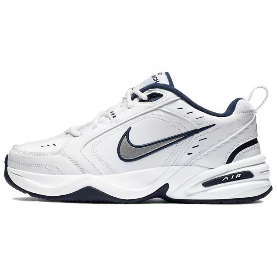 Nike Air Monarch 4 Anti-Slip And Wear-Resistant Height Increasing Low-Top Chunky Sneakers Unisex Pink Blue White купить в интернет-магазине Yoocart с быстрой доставкой по России.